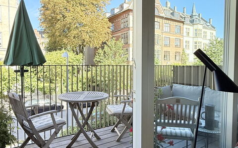 Frederiksberg Carlsberg City-2 Bedrooms: Altan / terrasse / gårdhave