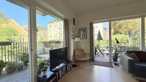 Frederiksberg Carlsberg City-2 Bedrooms: Frokostlokale, Køkken, Stue