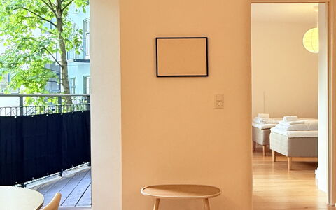 Nyhavn - 4 People - 1 Br - Super Location: Altan / terrasse / gårdhave, soveværelse