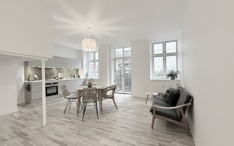 Center - 3 Br - 4 People - Close to Metro: Frokostlokale, Køkken