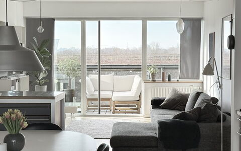 Close to Metro - 3 Br- 5 People: Stue