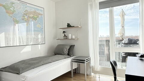 Close to Metro - 3 Br- 5 People: soveværelse