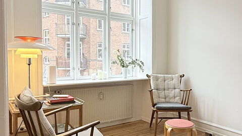 Nørrebro - 2 People - 1 Br - Close to Metro: Stue