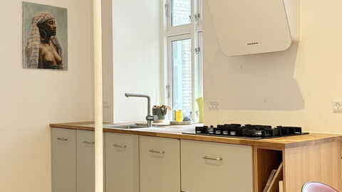 Nørrebro - 2 People - 1 Br - Close to Metro: Køkken