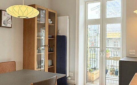 Nørrebro - 4 People - 3 Br - Close to Metro: Frokostlokale