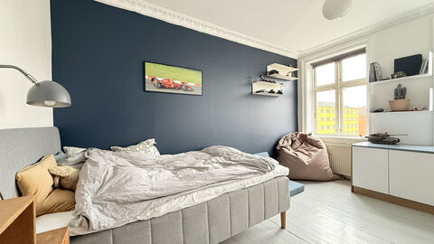 Nørrebro - 4 People - 3 Br - Close to Metro: soveværelse