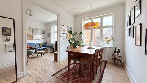 Nørrebro - 2 People - 1 Br - Close to Metro.: Frokostlokale