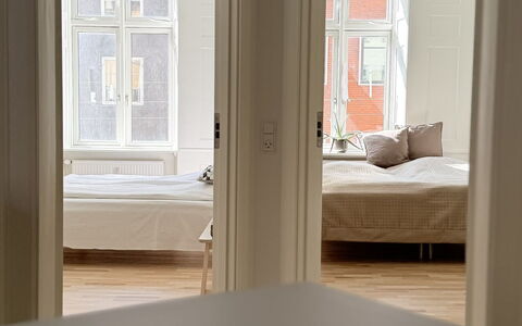 Center - 3 Br - 6 Pax - Acces to Rooftop: soveværelse