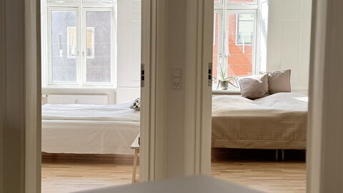 Center - 3 Br - 6 Pax - Acces to Rooftop: soveværelse