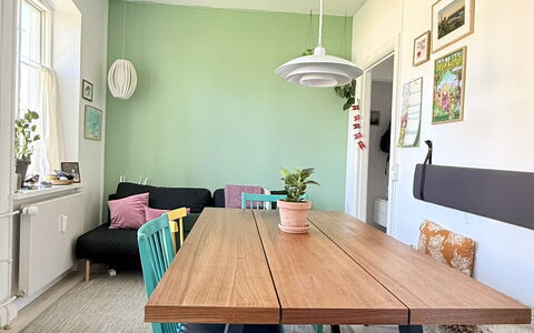 Brumleby - 2 Br - 3 People - Amazing Location: Frokostlokale, Køkken