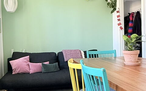 Brumleby - 2 Br - 3 People - Amazing Location: Frokostlokale, Køkken