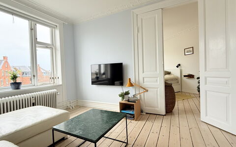 Østerbro - 2 People - 1 Br - Loft: Stue