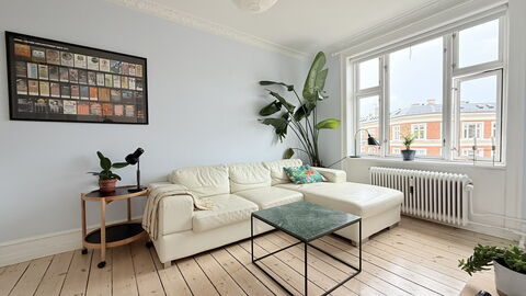 Østerbro - 2 People - 1 Br - Loft: Stue