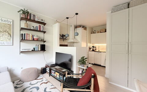Nørrebro - 2 People - Cozy Apartment: Stue