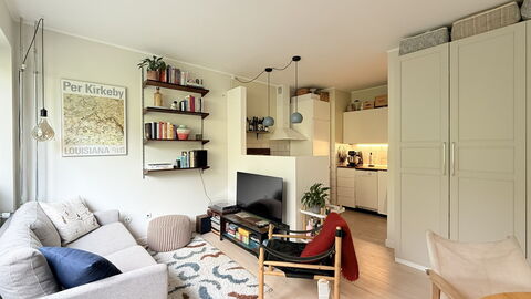 Nørrebro - 2 People - Cozy Apartment: Stue