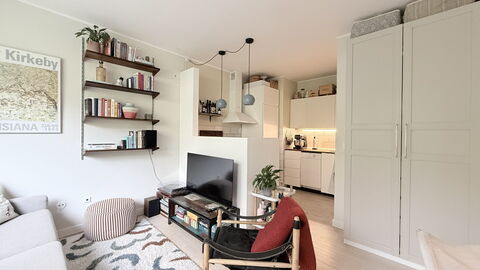 Nørrebro - 2 People - Cozy Apartment: Stue