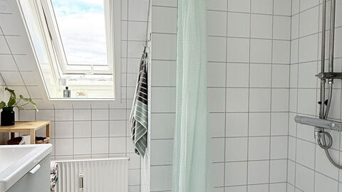 Vesterbro - 2 People - Loft Apartment: Badeværelse
