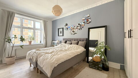 Østerbro - Close to Metro - 2 Br - 4 People: soveværelse