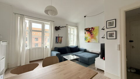 Østerbro - Close Metro - 2 People - 1 Br: Stue