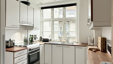 Østerbro - Close Metro - 2 People - 1 Br: Køkken