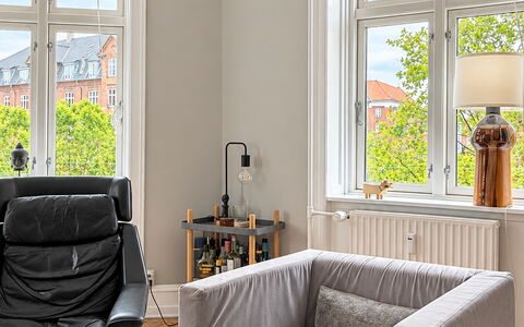 Østerbro - 2 People - 1 Br - Close to Metro: Stue