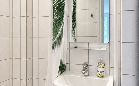 Østerbro - 2 People - 1 Br - Close to Metro: Badeværelse