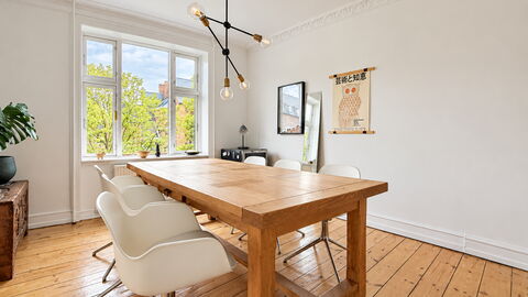 Østerbro - 2 People - 1 Br - Close to Metro: Frokostlokale