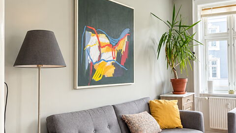 Østerbro - 2 People - 1 Br - Close to Metro: Stue