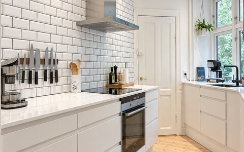 Nørrebro - 4 People - 2 Br - Close to Lakes: Køkken