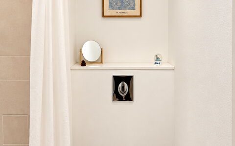 Nørrebro - 4 People - 2 Br - Close to Lakes: Badeværelse