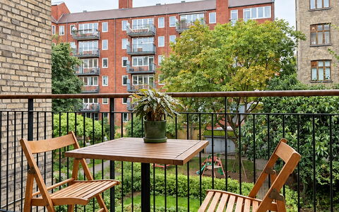 Nørrebro - 4 People - 2 Br - Close to Lakes: Altan / terrasse / gårdhave