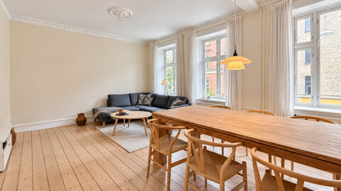 Nørrebro - 4 People - 2 Br - Close to Lakes: Stue