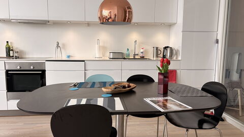 Købmagergade - Copenhagen Downtown: Frokostlokale, Køkken, Stue