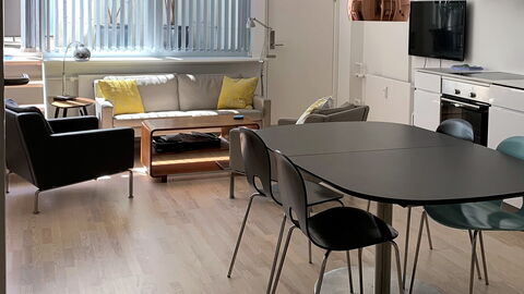 Købmagergade - Copenhagen Downtown: Frokostlokale, Køkken, Stue