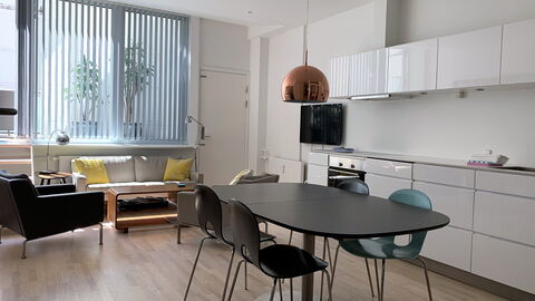 Købmagergade - Copenhagen Downtown: Frokostlokale, Køkken, Stue