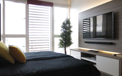 Islands Brygge - Nice View 8th Floor: soveværelse