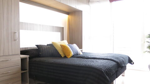 Islands Brygge - Nice View 8th Floor: soveværelse