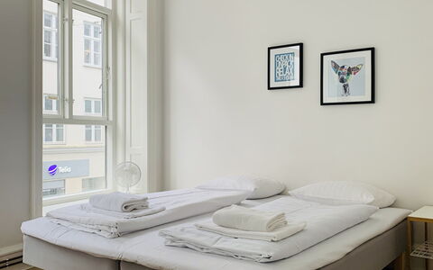 Købmagergade - Copenhagen Downtown: soveværelse