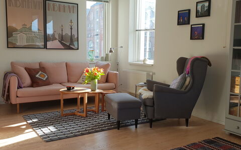 Free Parking - 1 Br - 2 People - Close To Water: Stue