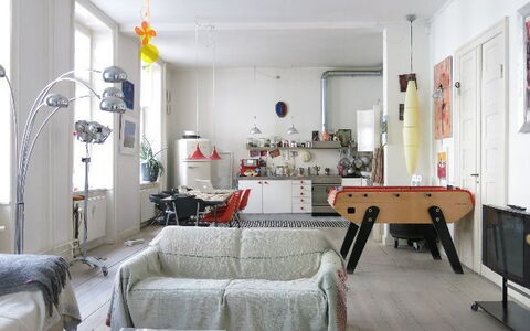 Direct Center - Inner City: Frokostlokale, Køkken, Stue