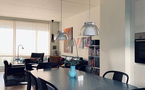 Islands Brygge - Close To Water: Frokostlokale, Køkken, Stue