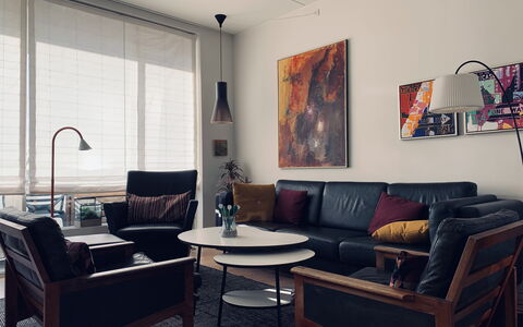 Islands Brygge - Close To Water: Frokostlokale, Køkken, Stue