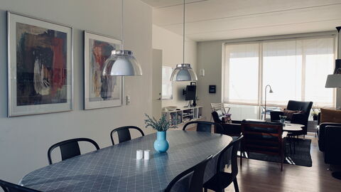 Islands Brygge - Close To Water: Frokostlokale, Køkken, Stue